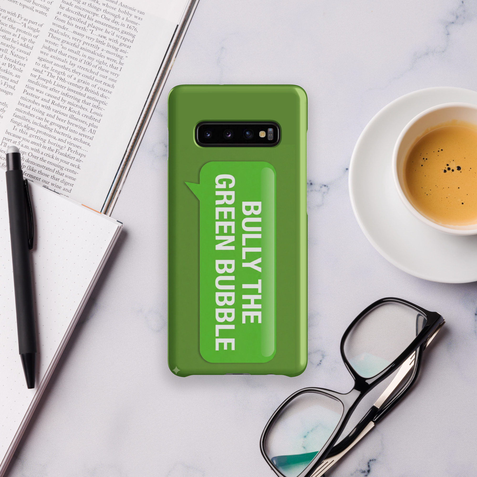 Bully the Green Bubble Phone Case